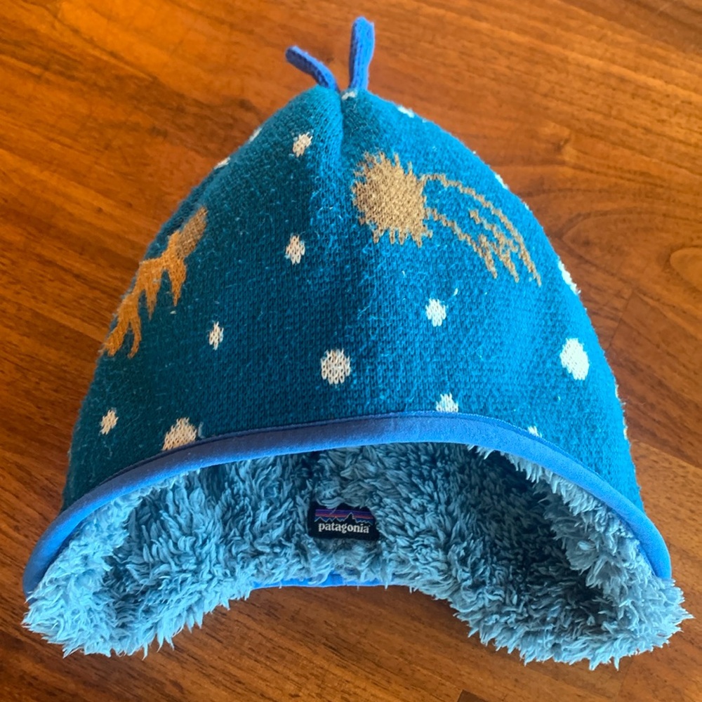 Patagonia baby reversible beaner cosmos 6-12mo